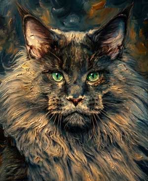 Oil Paint Pet Portrait