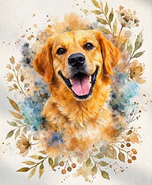 Watercolor Pet Portraits