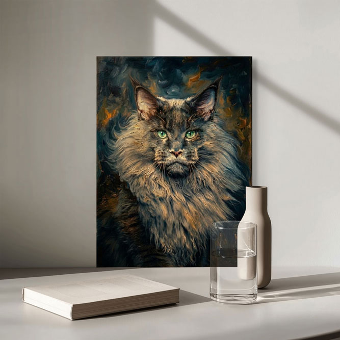 Beautiful Custom Pet Portrait Oil Painting