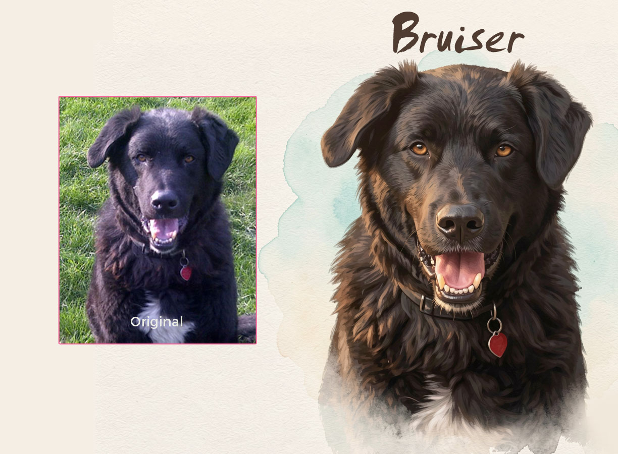 Pet Memorial Portrait